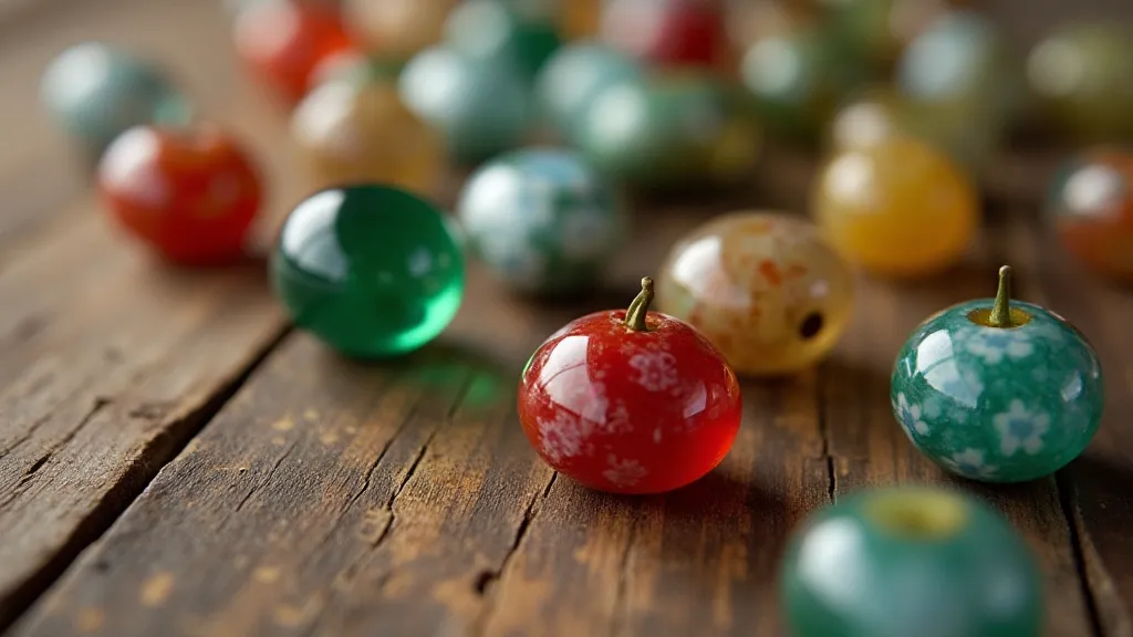 Collection of Akro Agate marbles
