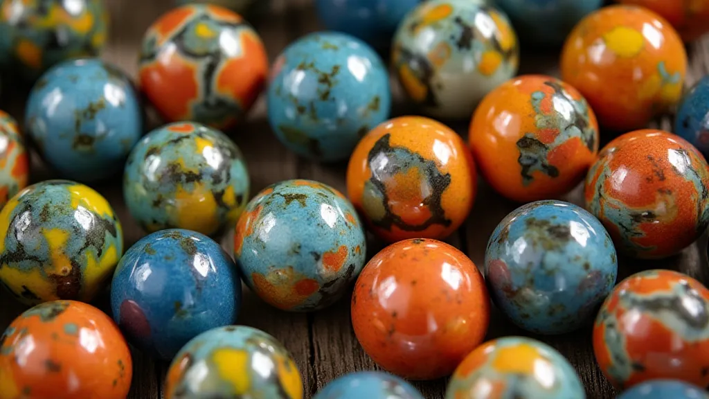 Collection of vintage German marbles
