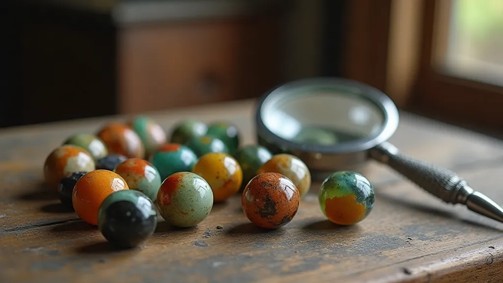 Collection of vintage marbles