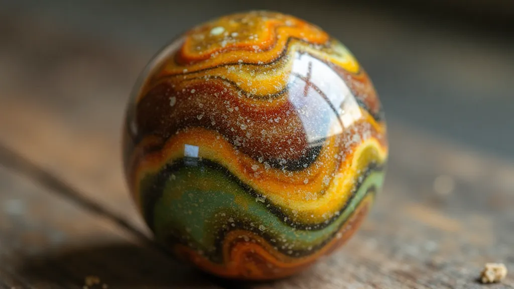 A vintage onionskin marble
