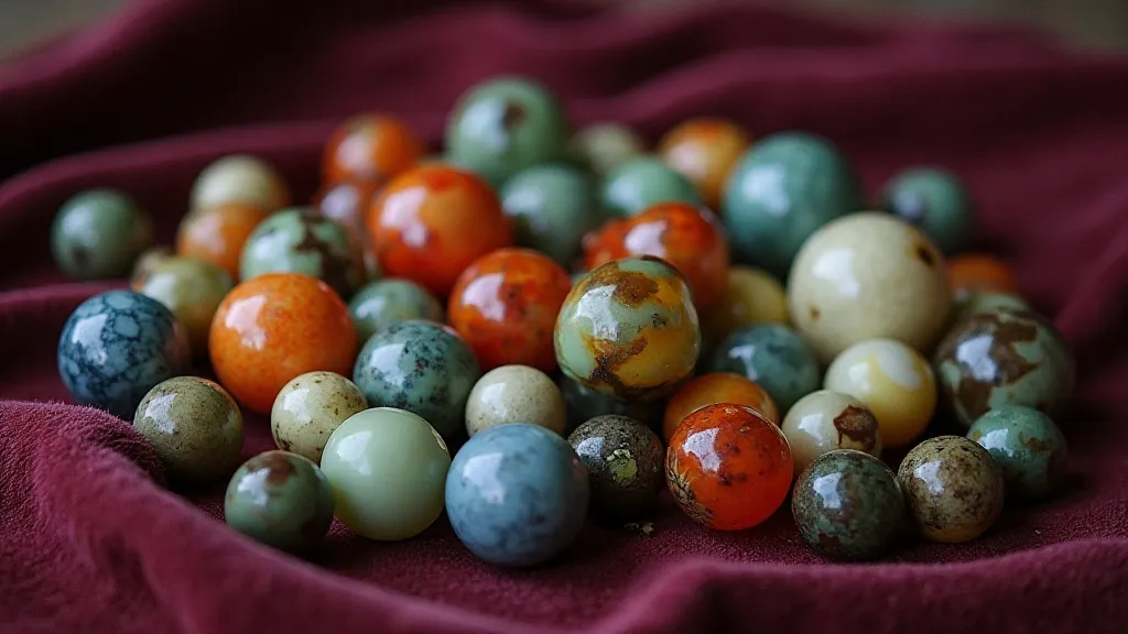 Collection of vintage marbles